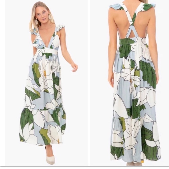 Anthropologie Dresses & Skirts - Anthropologie Caroline K Lotus Flower Penelope Dress